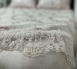 Pink Bedding Set with Stunning Lace, Pink Pique Set, Pink Lace Pillowcase, Pink Pillowcase
