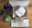 Pink Velvet Towel, Cream Hand Towel, Beige Face Towel inside Luxurious Velvet Box, Bridal, Wedding Gift, Christmas Gift, Gift For Her