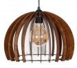 Letoon Design, Wood Pendant Light, Walnut Chandelier, Hanging Lamp, Wooden Lamps