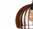 Letoon Design, Wood Pendant Light, Walnut Chandelier, Hanging Lamp, Wooden Lamps