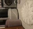 Cream Washable Bath Mat with Silver Lace, Stunning Non-Slip Bath Mat, Gift for Her Cream Washable Bath Mat with Silver Lace, Stunning Non-Slip Bath Mat, Gift for Her