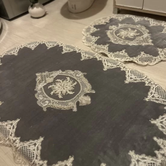 Luxury Grey Washable and Non-slip Bath Mat, Gift for Her, Wedding Gift