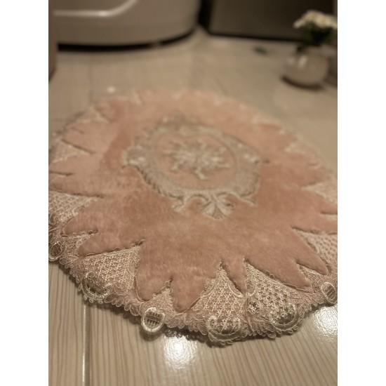 Exclusive Pink Washable and Non-Slip Bath Mat, Gift for Her, Wedding Gift