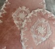 STUNNING LUXURY ROUND PINK AND CREAM FLOOR MATS