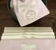 Pink Towel, Cream Towel, Beige Luxury Hand Face Towel, 6 pieces, Christmas Gift, Gift for her, Wedding Gift Pink Towel, Cream Towel, Beige Luxury Hand Face Towel, 6 pieces, Christmas Gift, Gift for her, Wedding Gift