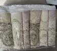 Pink Towel, Cream Towel, Beige Luxury Hand Face Towel, 6 pieces, Christmas Gift, Gift for her, Wedding Gift Pink Towel, Cream Towel, Beige Luxury Hand Face Towel, 6 pieces, Christmas Gift, Gift for her, Wedding Gift
