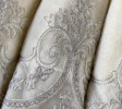 Luxurious Cream with Silver Lace Hand Towel Set, Bathroom Decoration, Wedding Gift