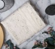 King Design Cream on Cream Hand Towel 4 Piece Set