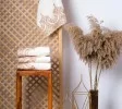 Cream with Gold Trim Lace Hand Towel Set Cream with Gold Trim Lace Hand Towel Set