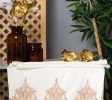 Cream with Gold Trim Lace Hand Towel Set Cream with Gold Trim Lace Hand Towel Set