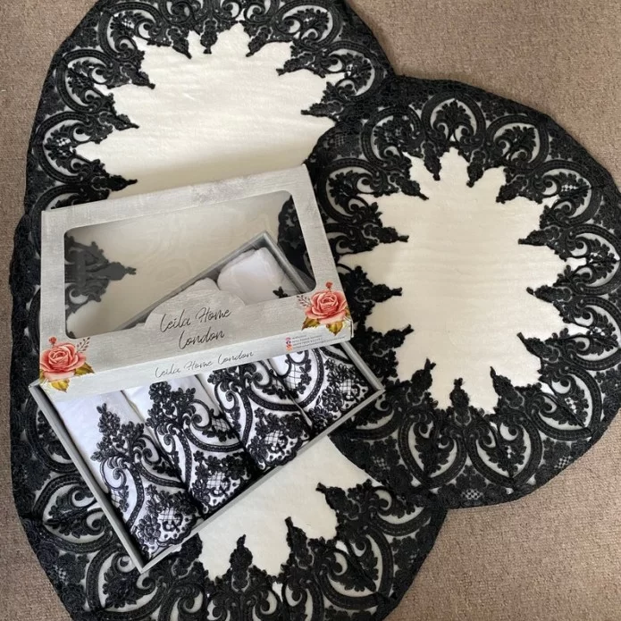 MONOCHROME BLACK AND WHITE BATH FLOOR MAT MONOCHROME BLACK AND WHITE BATH FLOOR MAT