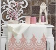 PINK AND CREAM HAND TOWELS ( 4 Pieces )