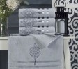 ROYAL CREST GREY HAND TOWEL SET ( 4 Pieces )