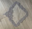 STUNNING GREY V SHAPE LACE DOILY FRENCH