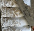 KNIGHTSBRIDGE GOLD LACE HAND TOWEL SET