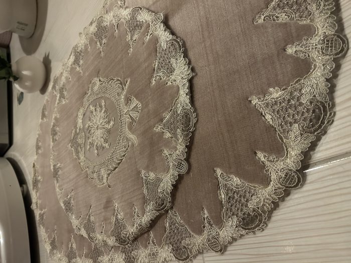 Cappuccin Mocha with Beige Lace - Image 2